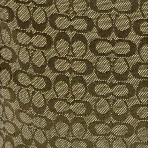 Coach Phoebe E3K-4771 Authentic Brown Logo Mini Bag Purse, silver hardware - Picture 9 of 12